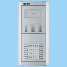Videointerfoane camera alb/negru de exterior Kocom pentru 8 familii 1/3" CCD